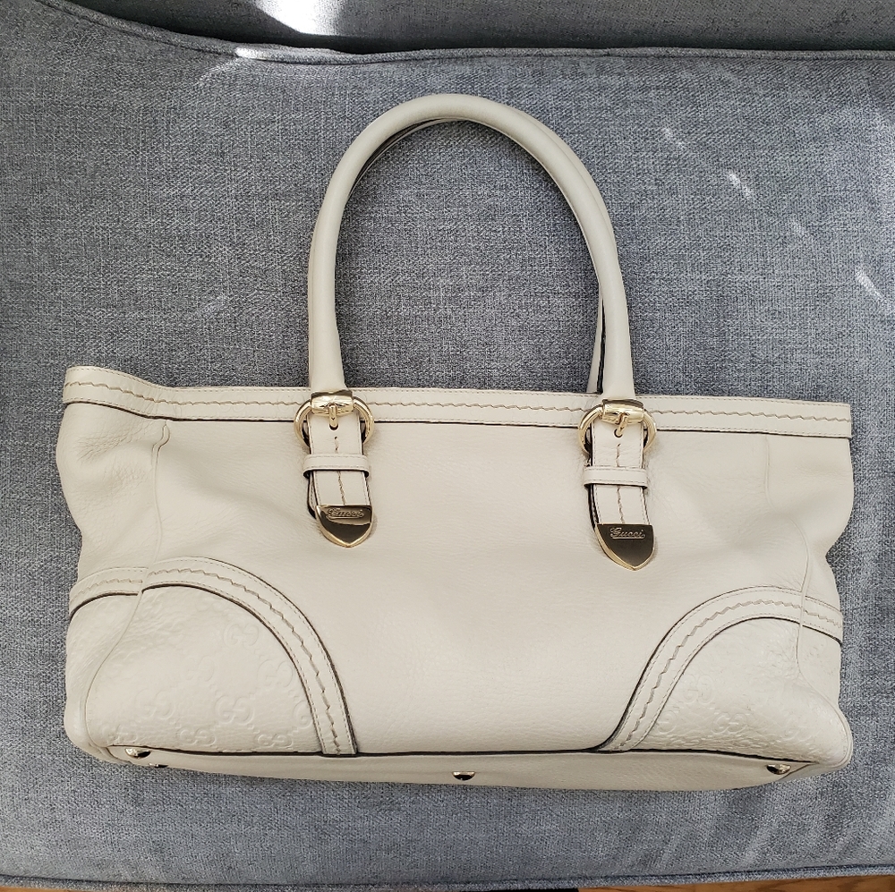 Large Gucci Guccissima Signoria Tote - Picture 2 of 16
